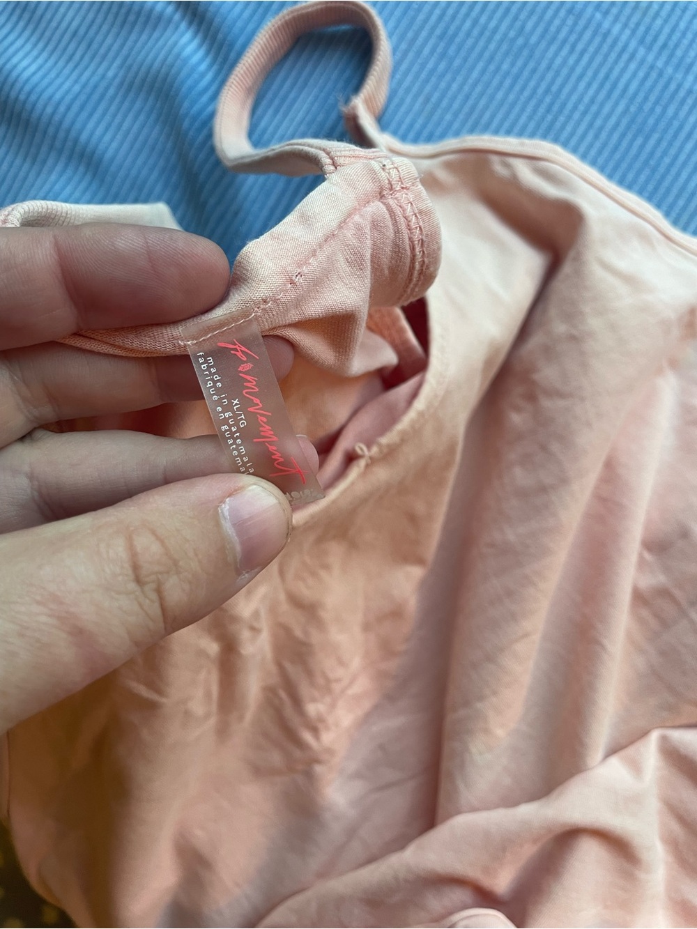 Free People Light Peach Hot Shot Romper - Picture 3 of 4